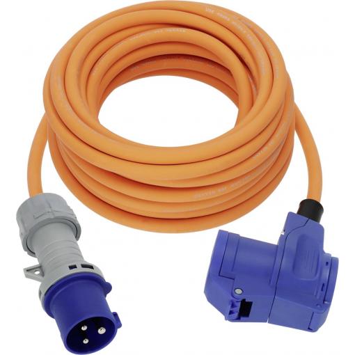Brennenstuhl 1167650310 napájecí Kempingový prodlužovací CEE kabel, modrá, černá, šedá, oranžová, 10 m