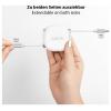 LogiLink Kabel USB-C USB 2.0 USB-C ® zástrčka 1.00 m bílá oboustranně zapojitelná zástrčka, Pro povolování CU0501