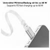 LogiLink Kabel USB-C USB 2.0 USB-C ® zástrčka 1.00 m bílá oboustranně zapojitelná zástrčka, Pro povolování CU0501