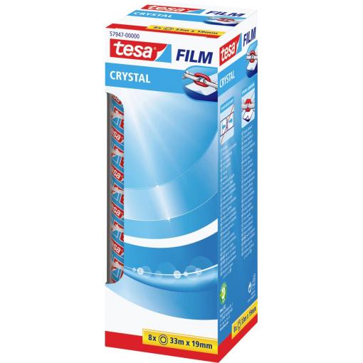 tesa 57947-00000-01 lepicí páska TESAFILM® (d x š) 33 m x 19 mm 8 ks