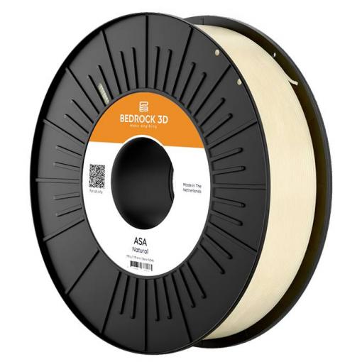 BEDROCK 3D ASA-4201b075 ASA Natural 2.85 mm 750 g vlákno pro 3D tiskárny ASA 2.85 mm 750 g přírodní 1 ks