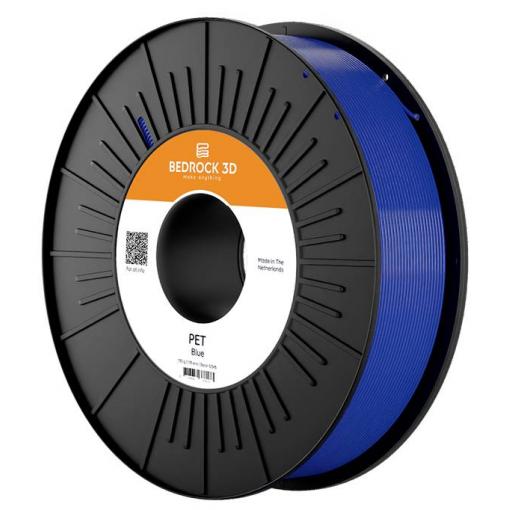 BEDROCK 3D Pet-0315b075 PET Blue 2.85 mm 750 g vlákno pro 3D tiskárny polyethylen (PET) 2.85 mm 750 g modrá 1 ks