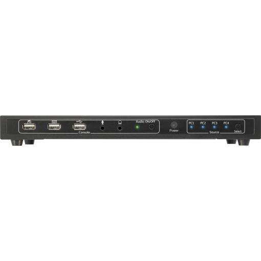 SpeaKa Professional 4 porty přepínač KVM HDMI USB 1920 x 1080 Pixel, 3840 x 2160 Pixel