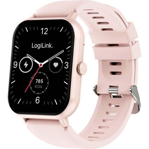 LogiLink SW0001P chytré hodinky růžová
