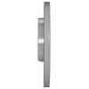 TFA Dostmann 60.3079.15 Quartz nástěnné hodiny 255 mm x 255 mm x 35 mm x 255 mm , šedá