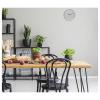 TFA Dostmann 60.3079.15 Quartz nástěnné hodiny 255 mm x 255 mm x 35 mm x 255 mm , šedá
