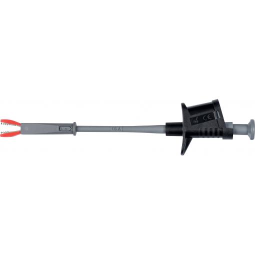 Schützinger bezpečnostní měřicí svorka, zásuvka 4 mm, černá