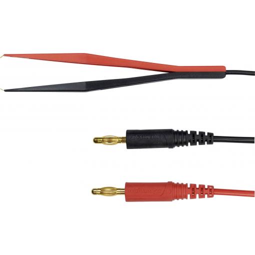 Schützinger měřicí kabel zástrčka 4 mm Kelvinova svorka 100.00 cm černá/červená 1 ks