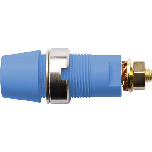 Schützinger bezpečnostní montážní zásuvka 4 mm modrá 1 ks Piece