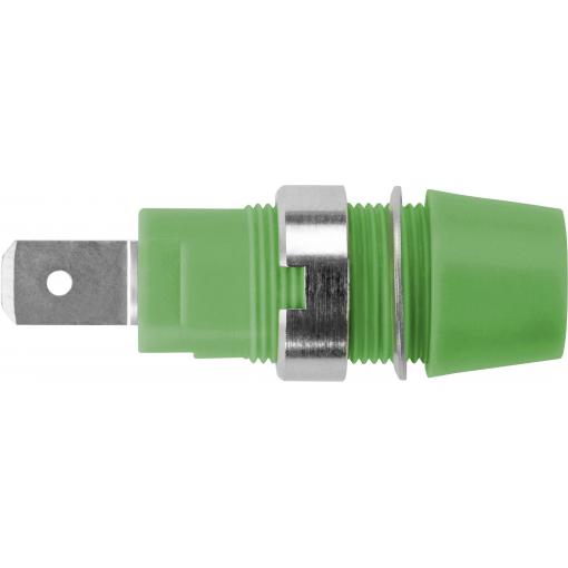 Schützinger bezpečnostní montážní zásuvka 4 mm zelená 1 ks