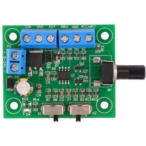 Regulátor otáček bezkartáčových motorů JL-WSTS-QD, 8-24 V DC, PWM