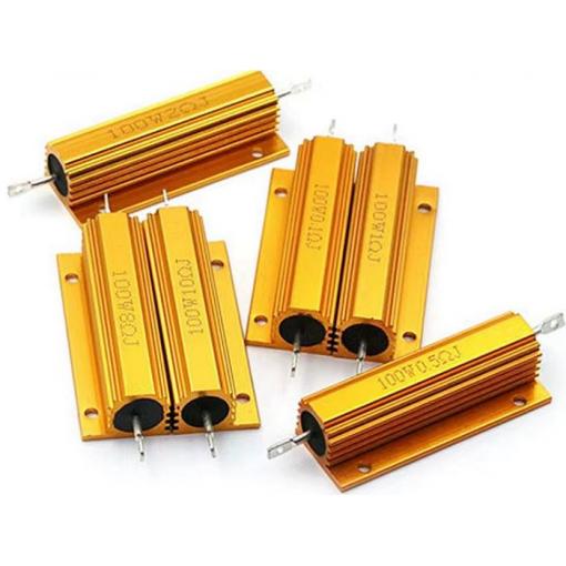 Drátový rezistor RX24 1,5 Ω, 100 W, hliníkové pouzdro