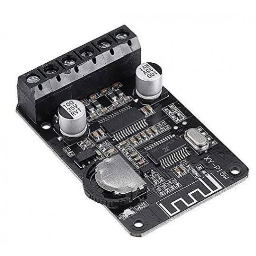 Bluetooth audio zesilovač XY-P15W, 2× 15 W, napájení 8–24 V DC