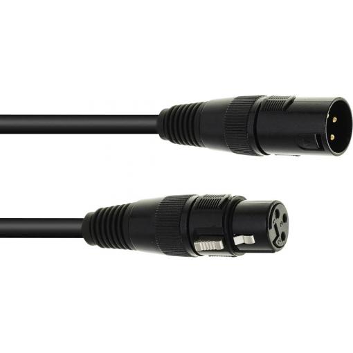 Eurolite DMX propojovací kabel [1x XLR zástrčka 3pólová - 1x XLR zástrčka 3pólová] 15 m