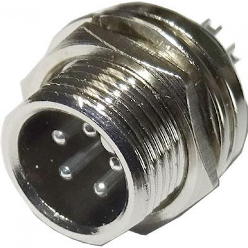 Konektor GX12 5pin panelový