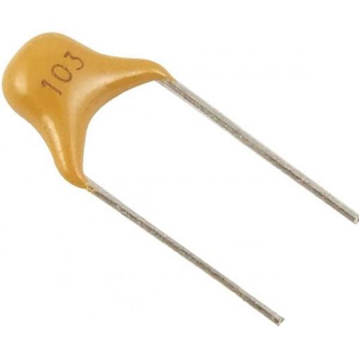 Keramický kondenzátor 10 nF / 50 V, CT4, RM5mm, X7R