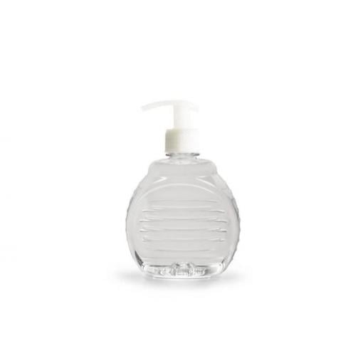 Plastová lahev s dávkovačem, 500 ml, transparentní