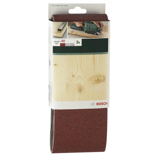 Bosch Accessories 2609256226 brusný pás Zrnitost 80 (d x š) 610 mm x 100 mm 3 ks