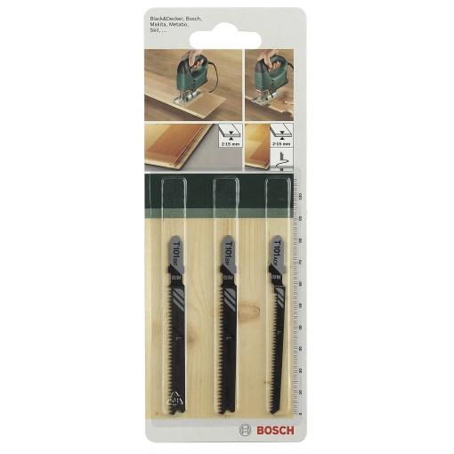 Bosch Accessories 2609256788 3dílná Sada pilových listů do přímočaré pily T 101 BIF (2x); T 101 AOF 3 ks