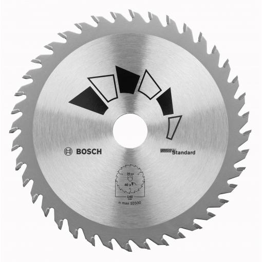 Bosch Accessories Standard 2609256807 tvrdokovový pilový kotouč 150 x 20 mm Počet zubů (na palec): 40 1 ks