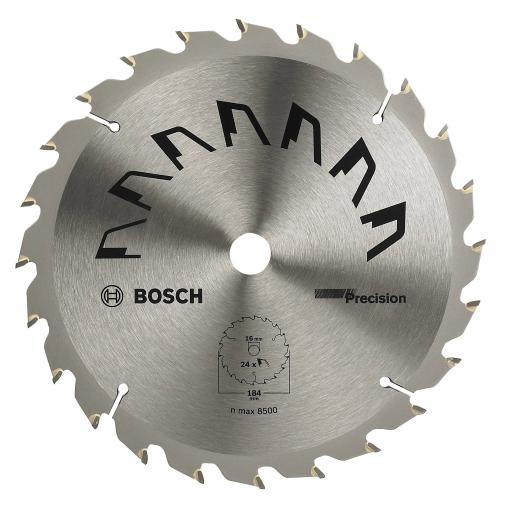 Bosch Accessories Precision 2609256863 tvrdokovový pilový kotouč 184 x 16 mm Počet zubů (na palec): 24 1 ks