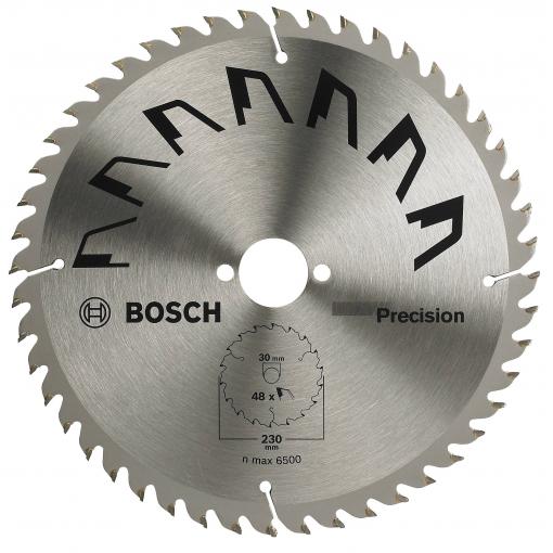Bosch Accessories Precision 2609256875 tvrdokovový pilový kotouč 230 x 30 mm Počet zubů (na palec): 48 1 ks