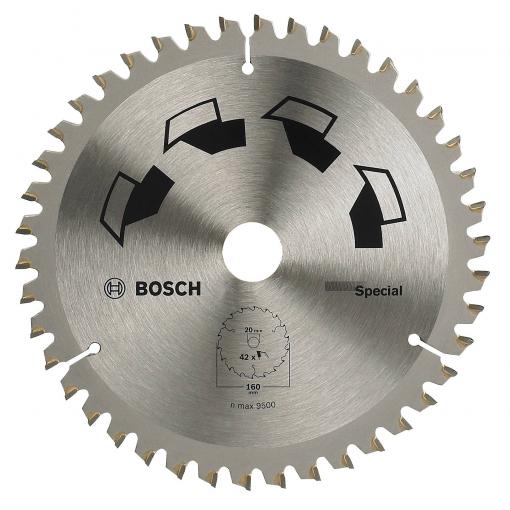 Bosch Accessories Special 2609256887 tvrdokovový pilový kotouč 160 x 20 mm Počet zubů (na palec): 42 1 ks