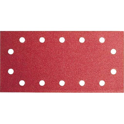 Bosch Accessories 2609256B21 brusný papír na suchý zip, s otvory Zrnitost 80 (d x š) 230 mm x 115 mm 10 ks
