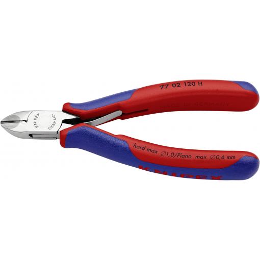 Knipex 77 02 120 H pro elektroniku a jemnou mechaniku boční štípací kleště s fazetou 120 mm