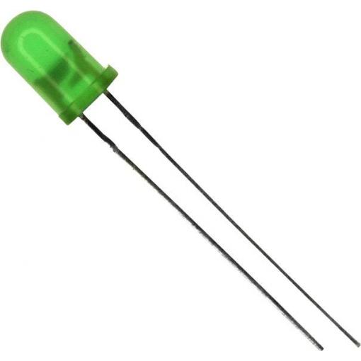 LUMEX SSL-LX5093GD-12V LED s vývody zelená kulatý 5 mm 20 mcd 60 ° 12 mA 12 V