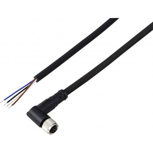 TRU COMPONENTS Přívodní kabel, TC-13751824, piny: 4, 2 m, 1 ks