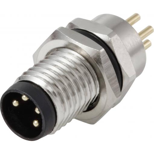 TRU COMPONENTS Vestavná zástrčka pro čidlo/aktuátor, TC-13751924, piny: 4, 1 ks