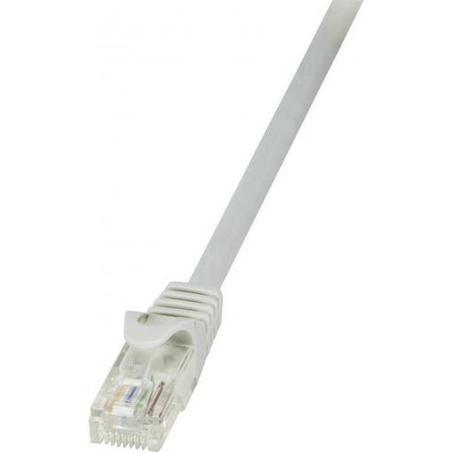 LogiLink CP1142U RJ45 síťové kabely, propojovací kabely CAT 5e U/UTP 50.00 m šedá 1 ks