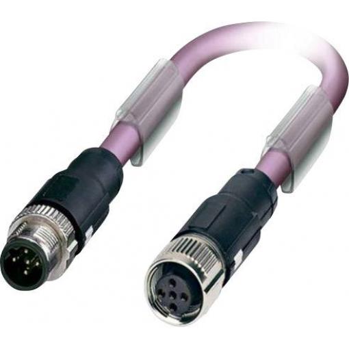 LAPP AB-PB-M12MS-5,0PUR-M12FS datový zástrčkový konektor pro senzory - aktory, upravený, 22260776, piny: 2, 5.00 m, 1 ks