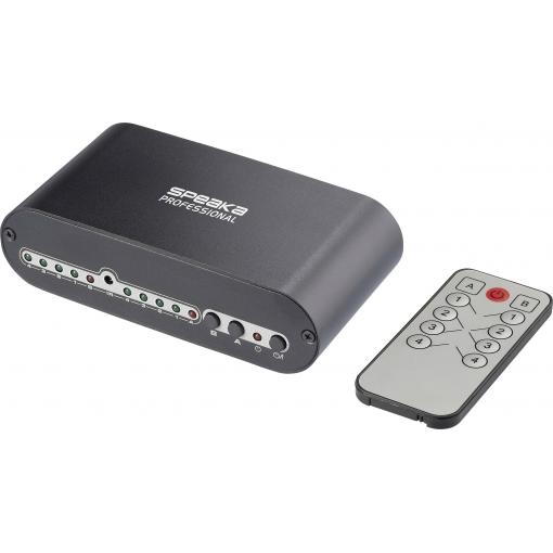 SpeaKa Professional SP-SW-200 Toslink přepínač s hliníkovým krytem
