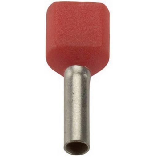 LAPP 61802010 dutinka 1 mm² částečná izolace červená 500 ks
