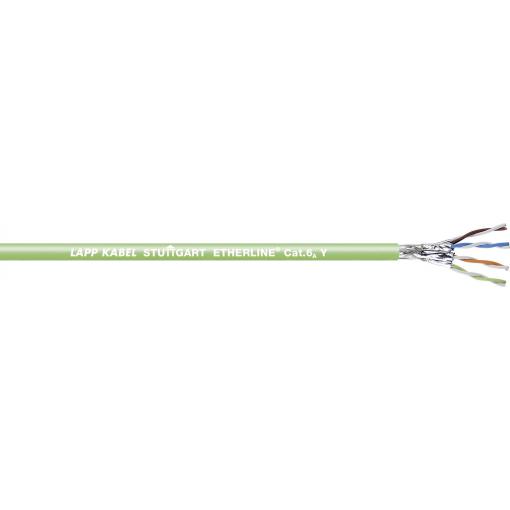 LAPP 2170466-1000 ethernetový síťový kabel CAT 6A S/FTP 4 x 2 x 0.50 mm² zelená 1000 m