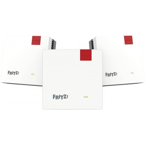 FRITZ! WiFi 7 Repeater	 Mesh Set 1700 3er-Set International, 20003129, LAN, Wi-Fi, meshový