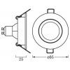 OSRAM HOMELIGHTING 4058075853775 stropní lampa, LED stropní reflektor, GU10, saténovo-niklová