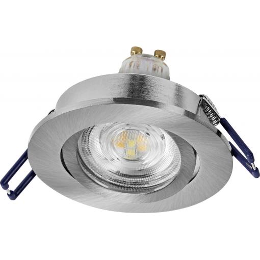 OSRAM HOMELIGHTING 4058075853775 stropní lampa, LED stropní reflektor, GU10, saténovo-niklová