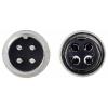 TRU COMPONENTS TC-13895604 kulatý konektor DIN, 1 sada