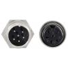 TRU COMPONENTS TC-13895648 kulatý konektor DIN, 1 sada