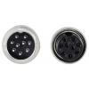 TRU COMPONENTS TC-13895624 kulatý konektor DIN, 1 sada