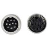 TRU COMPONENTS TC-13895628 kulatý konektor DIN, 1 sada