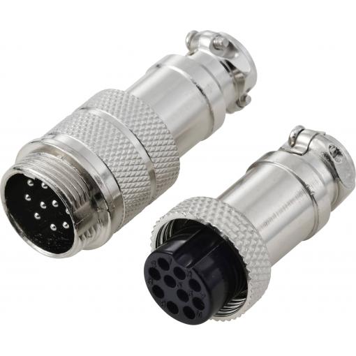 TRU COMPONENTS TC-13895628 kulatý konektor DIN, 1 sada
