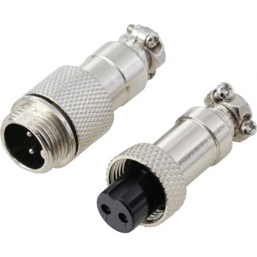 TRU COMPONENTS TC-13895556 kulatý konektor DIN, 1 sada