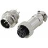 TRU COMPONENTS TC-13895584 kulatý konektor DIN, 1 sada