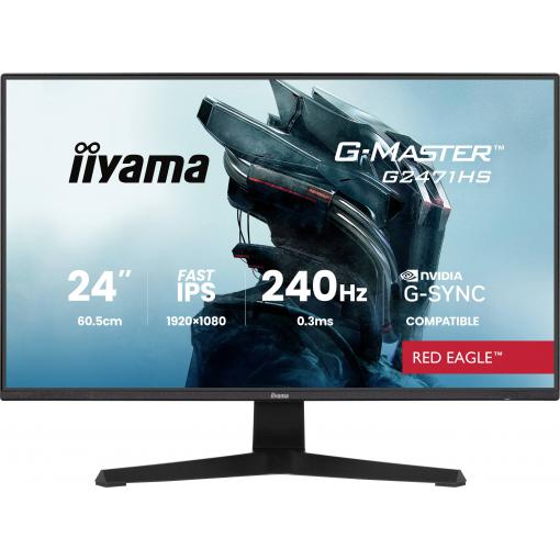 Iiyama G-MASTER herní monitor 60.5 cm (23.8 palec)1920 x 1080 Pixel, 16:9, 0.3 ms