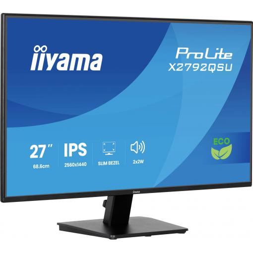 Iiyama ProLite LED monitor 68.6 cm (27 palec)2560 x 1440 Pixel, 16:9, 3 ms, IPS LED
