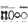 Iiyama ProLite LCD monitor 80 cm (31.5 palec)3840 x 2160 Pixel, 16:9, 2 ms, VA LCD